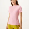 222403005 0506 060 t shirt rib gola alta rosa