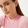 222403005 0506 040 t shirt rib gola alta rosa