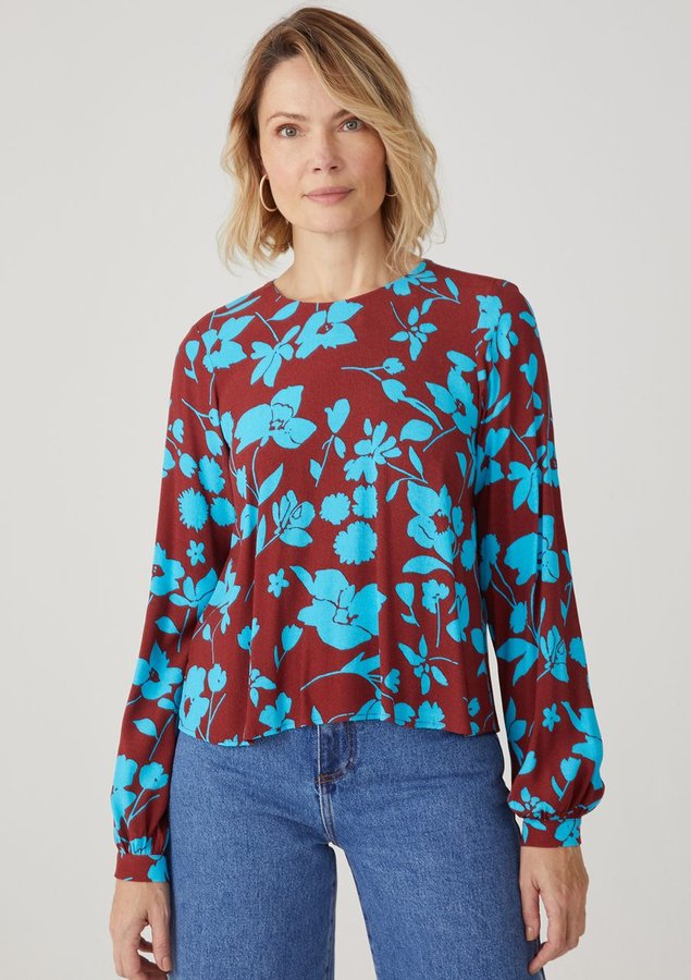 221016306 1023 060 blusa floral bicolor turquesa