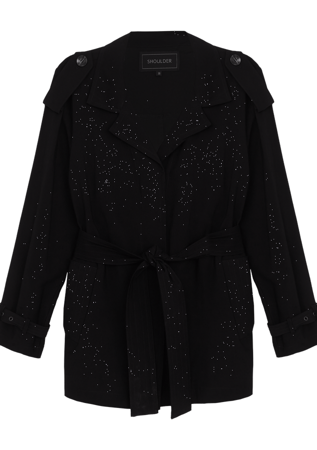 PARKA UTILITARIA SHOULDER PRETO