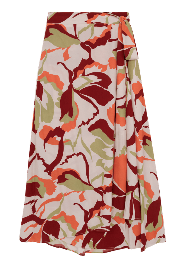 231092200 1023 090 saia transpassada floral abstrato