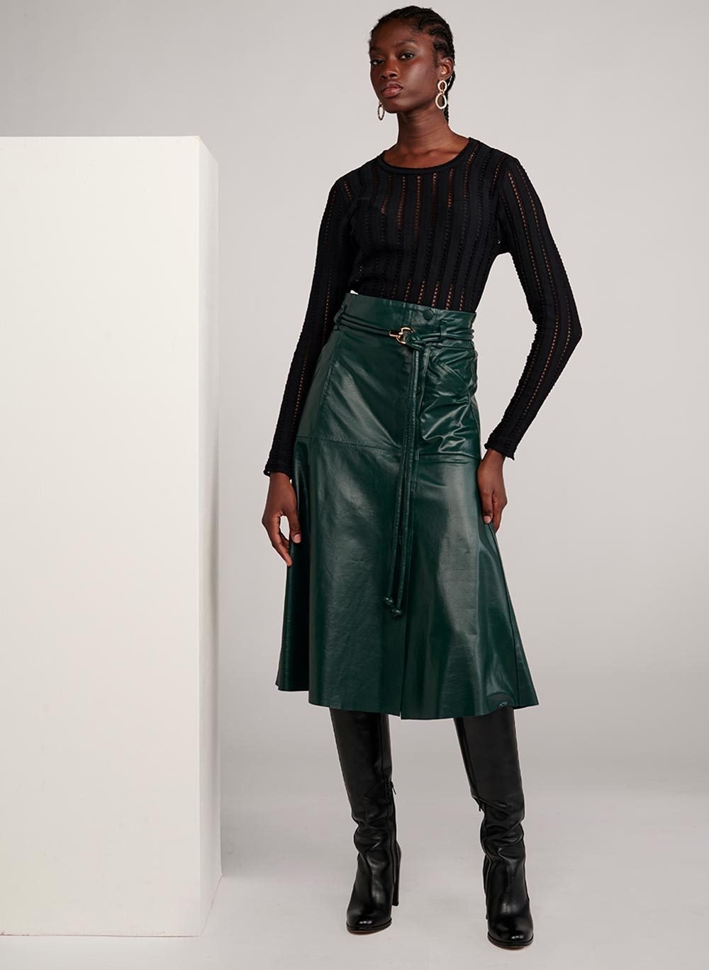 SAIA CELINE II LE LIS BLANC VERDE ESCURO