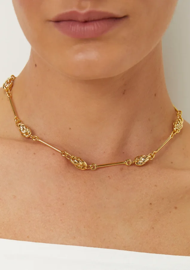 232267006 0212 050 colar curto elos metal dourado