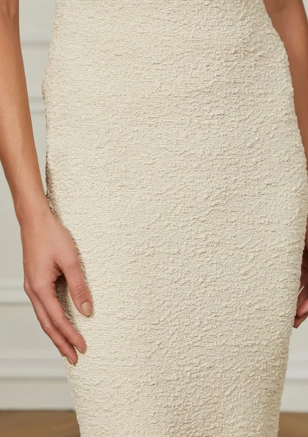 25111005 09041 4 saia de malha midi reta bege manha